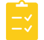 Yellow Clipboard Icon